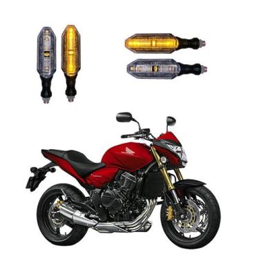 Imagem de KIT 4 Seta Esportiva Pisca de Led Modelo P26 para Moto Honda CB 650F 2