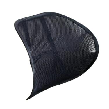 Imagem de Ysyqkn Suporte de cintura para carro, respirável, fácil de usar, ergonômico, multifuncional, almofada para encosto, cadeira de escritório, trabalho, homens