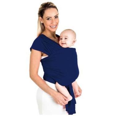 Imagem de Baby Sling Mamãe Canguru Malha 100% Algodão Wrap Sling - Bella Sorocab
