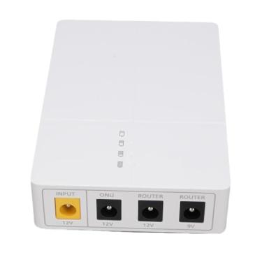 Imagem de Diydeg Mini UPS Backup de Bateria, Fonte de Alimentação Ininterrupta de 6000mAh para Roteador, Modem, Câmera de Segurança Com Entrada de Saí CA USB 9V 12V, Luz de LED
