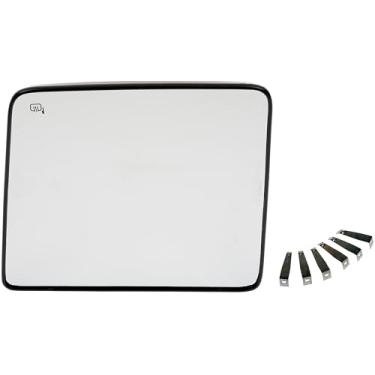 Imagem de Dorman Espelho retrovisor de plástico com aquecimento superior do lado do motorista 57553 compatível com modelos Ford selecionados