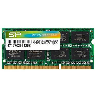 Imagem de Memória Silicon Power Laptop 1,35V (baixa tensão) DDR3L 1600 PC3L-12800 8GB 204Pin Mac SP008GLSTU160N02