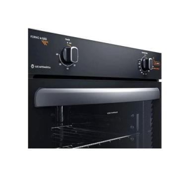 Imagem de Forno A Gás Continental 80L 127V, Preto, 110V