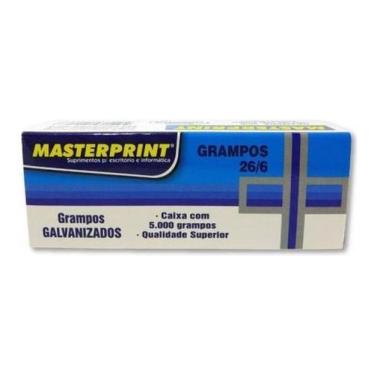 Imagem de Mp-grampo galvanizado cx c/5000 26/6 masterprint