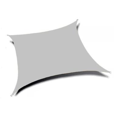 Imagem de Tela Toldo Sombreamento UV Solar Quadrada Cinza 5x5 - Têxtil Sauter