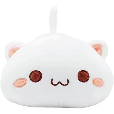 Imagem de Cat Plush Travesseiro Fofo Gatinho Recheado Animal Pelúcia Brinquedo, 