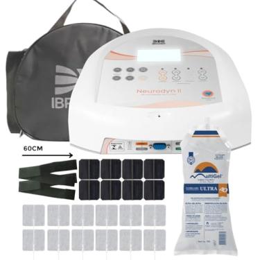 Imagem de Neurodyn II Ibramed, Aparelho de Eletroestimulação Neuromuscular, com Kit de Eletrodos Autocolantes