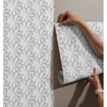 Imagem de Papel de Parede Adesivo efeito 3D para Quarto Cozinha Sala Autocolante