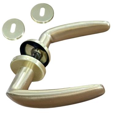 Imagem de Conjunto Fechadura 515 Latão ST2-Evo 55 Roseta 307 La Fonte