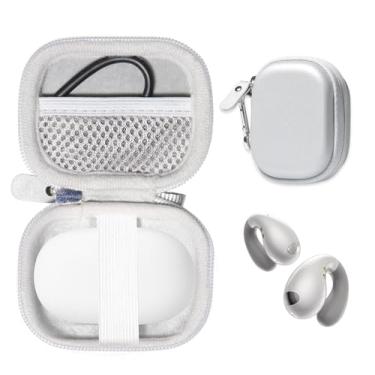 Imagem de CaseSack Capa para fones de ouvido Boytond ultra abertos, sem fio, Bluetooth, ergonômicos, clip-on (branco)