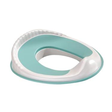 Imagem de menolana Assento de treinamento para penico de bebê com proteção contra respingos, antiderrapante e estável, assento sanitário para treinamento de penico para, Azul