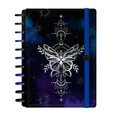Imagem de Caderno Disco Inteligente Iscool G+ Cosmos Borboleta