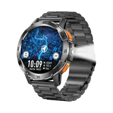 Imagem de Relógio Inteligente Militar À Prova D'Água Para Homens Com GPS, Lanter