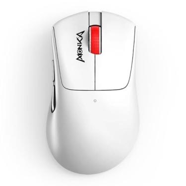 Imagem de Mouse Gamer Marvo Monka G982W | Wireless 2.4G / Bluetooth/USB-C | 12000 DPI | 5 Botões Programáveis | Branco | G982W