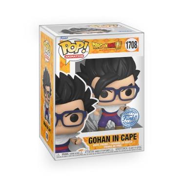 Imagem de Epic Collectibles Pop Anime: Dragonball Super - Gohan in Cape, boneco de vinil exclusivo com protetor de caixa compatível com Funko