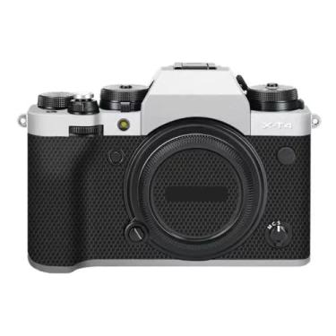 Imagem de X-T4 Adesivo de capa de câmera para FujiFilm X-T4 protetor de câmera película protetora anti-arranhões decoração XT4 (prata fosco)