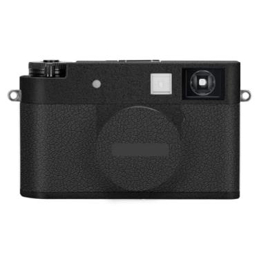 Imagem de Adesivo de corpo de câmera X-Half Kit de filme protetor de pele acessórios de pele decalques de vinil para FujiFilm X-Half XHalf (preto amassado + couro preto)