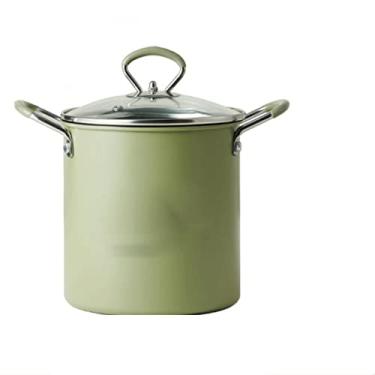 Imagem de Pote de sopa, panela de macarrão, fritadeira de óleo, frigideira antiaderente, economia de óleo, mini pote de macarrão com tampa de filtro