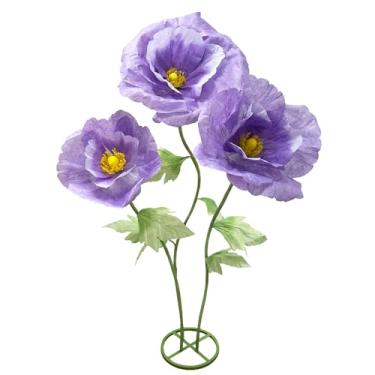 Imagem de Flores artificiais gigantes para decoração, festa de aniversário de casamento, banquete, pano de fundo, fotografia, adereços, vitrine, palco, berçário, eventos, chás de noiva, decoração de jardim