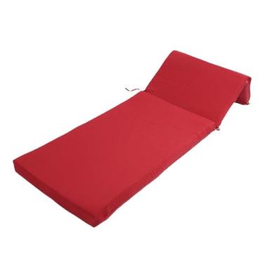 Imagem de Cryfokt Travesseiro de Lounge, Almofada Versátil de Cadeira de Lounge para Pátio Conveniente (Vinho vermelho)