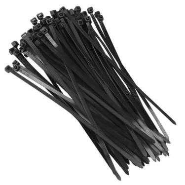 Imagem de Abraçadeira Preta de 3,6 x 250 mm com 100 unidades - 8863 - BRASFORT