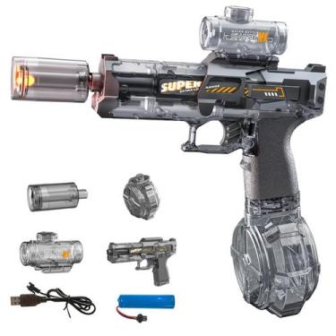 Imagem de Pistola de água elétrica StimuVariety Automatic Squirt LED Light