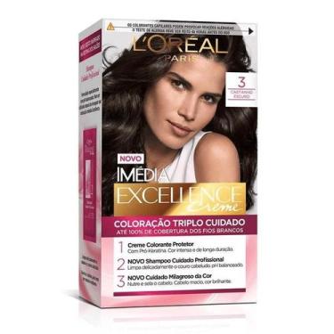 Imagem de Tintura Imedia Coloração Creme Castanho Escuro 3.0 - L'oréal Profissio