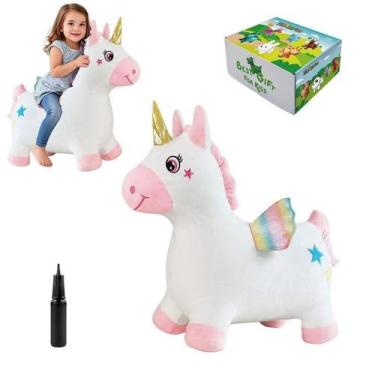 Imagem de Brinquedo Bouncy Horse HotMax Unicorn para crianças de 2 anos com bomb