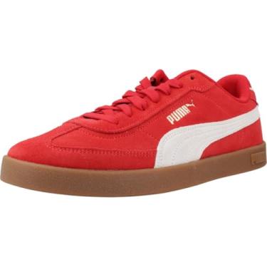 Imagem de PUMA Unisexo Club Ii Era Suede Ténis, Para todos os tempos, vermelho, ouro, branco Puma, 37 BR