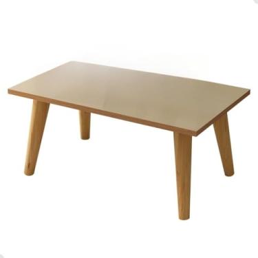 Imagem de Mesa Centro Para Sala Mesinha De Apoio Retangular Madeira(Off White Freijo)