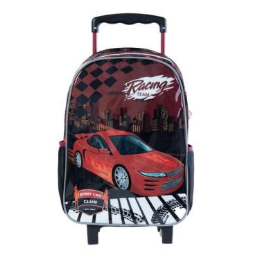 Imagem de Mochila Escolar Masculina de Rodinhas Racing Car - Bagaggio, U