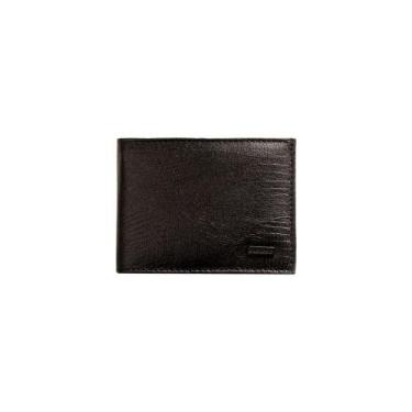 Imagem de Carteira Masculina de Couro Lezard Preto - Bagaggio, U