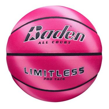 Imagem de Baden | Limitless | Basquete composto premium para uso interno/externo | Jovem, mulheres e homens, tamanho 5,6,7 (rosa, tamanho 6 (72,4 cm))
