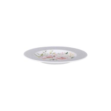 Imagem de Prato Sobremesa Tramontina Ornatta Em Porcelana Decorada 21 Cm