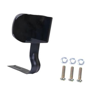 Imagem de Baoblaze Encosto de bicicleta elétrica Almofada de assento de bicicleta elétrica com parafusos e arruelas Encosto de assento traseiro macio para acessório de, Preto