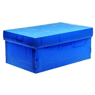 Imagem de Caixa Organizadora Top Line para Sapato, 28x17x20 cm, Azul, Dello