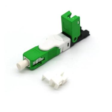 Imagem de Equipamento de comunicação 100PCS FTTH SC APC Fibra Óptica Conector Rápido SC APC FTTH Conector Rápido de Fibra Óptica Tipo Embutido Conector SC Conector de Fibra Óptica