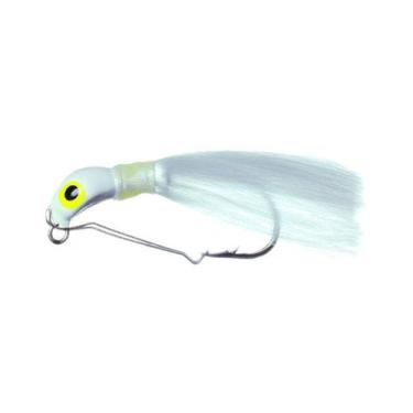 Imagem de Isca Artificial JIG Anti Enrosco 12g Cabeça Branca Rabo Branco - Lori,