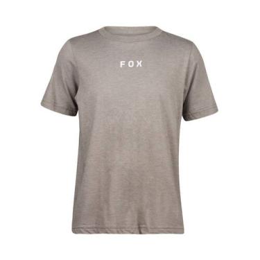 Imagem de Camiseta Fox Infantil Magnetic Vermelha, 3, Cinza, YP