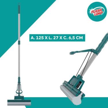 Imagem de Mop Limpeza Geral Plus Mop7671 Flashlimp Cor Verde Esmeralda - Flash L