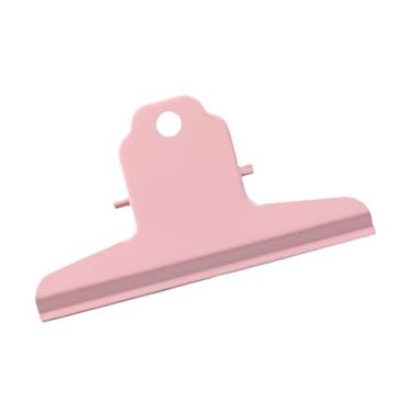 Imagem de AYNEFY Clipes de Papel Grandes, Material Metálico, Aderência Forte para Organizar Documentos, Comprimento de 3,9 Polegadas para Uso Doméstico No Escritório (Rosa)