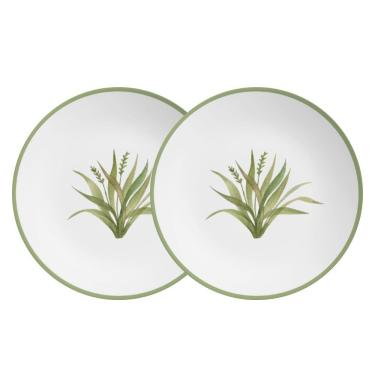 Imagem de Jogo 2 Pratos Sobremesa Coup Nature By Aurora Cerâmica 21cm Alleanza