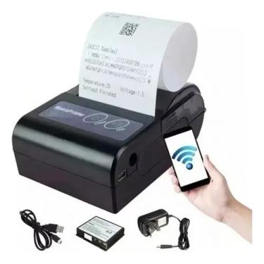 Imagem de Mini Impressora Térmica 58mm P/ Celular Pc Ou Notebook - MINI-THERMAL-