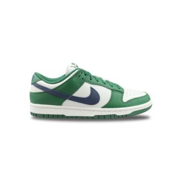Imagem de Nike Tênis masculino Dunk Low, Gorge Green Midnight Navy, 40