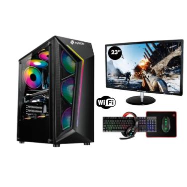Imagem de PC GAMER AMD RYZEN 5 8500G - PLACA MÃE A620M DDR5 - MEMÓRIA 16GB DDR5 5200MHZ - SSD 480GB - RADEON 740M - MONITOR 23'' - KIT GAMER RGB