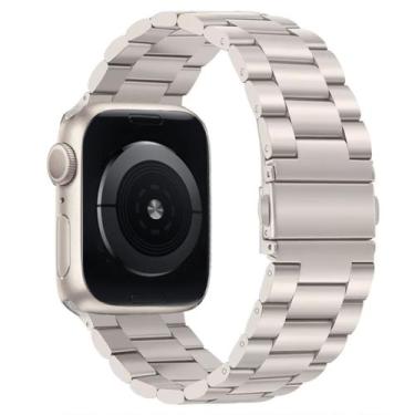 Imagem de Pulseira Tri Elos Compatível Com Apple Watch - Baú do Viking, Estelar,