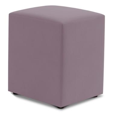 Imagem de Puff Decorativo Sala De Estar Quadrado 36x47cm Veludo Rosê - Abmaza