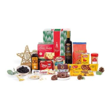 Imagem de Cesta de Natal Estrela - 14 Itens - Casa Santa Luzia