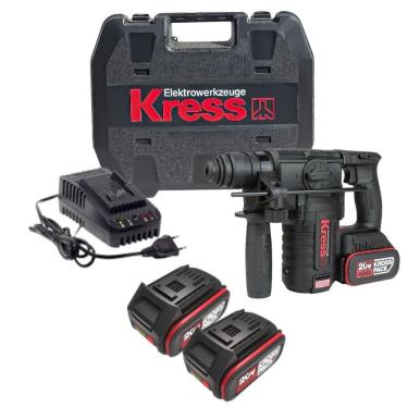 Imagem de Martelete Combinado Sds Plus 20v 26mm Kress Kuc61 Brushless – Potente E Resistente Profissional