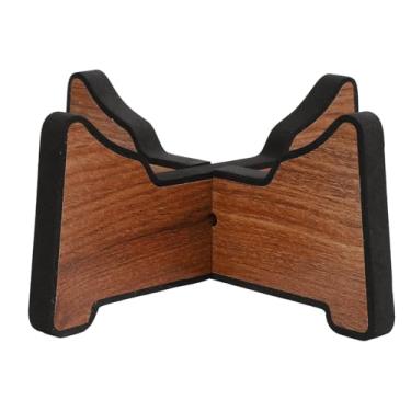 Imagem de POENVFPO Suporte para Caixa de Bateria, Suporte para Handpan de Madeira de Acácia Com Camada de Silicone para Tambores de Língua Etérea, de Percussão Estável para Apresentações Em Estúdio e Palco (S)
